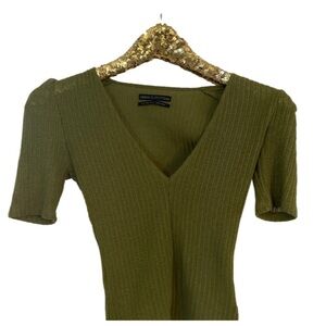 Urban Outfitters Green Short Sleeve Sweater